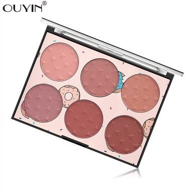 Palette di fard Natural Lasting Rouge a sei colori